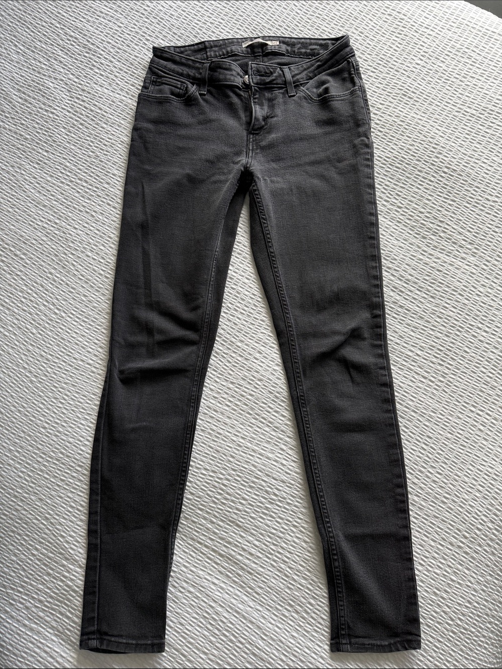 Levi's 535 Super Skinny Black Jeans